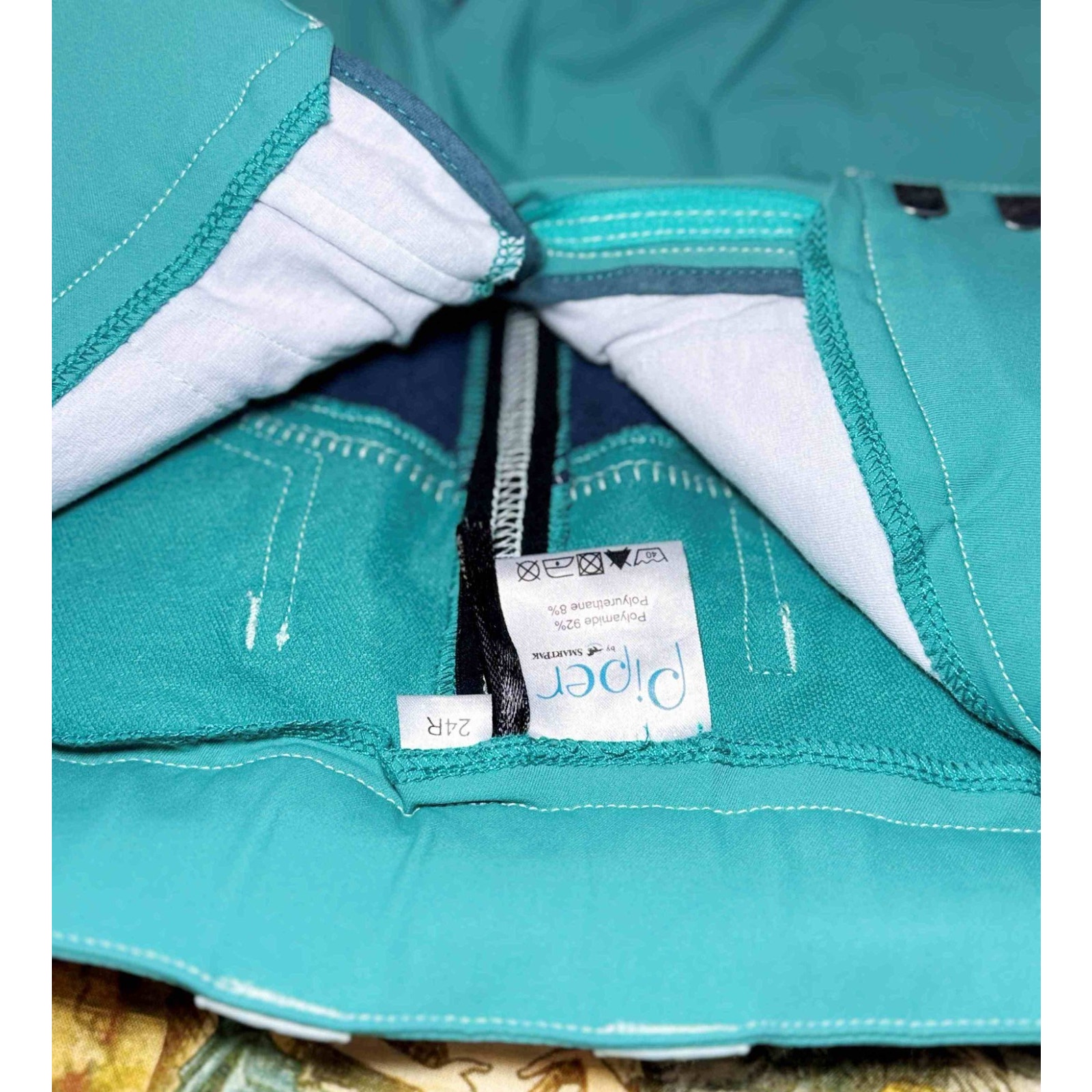 Smartpak Piper Evolution Mid-Rise Suede Full Seat Riding Breeches 24r Equestrian — image 7 of 8